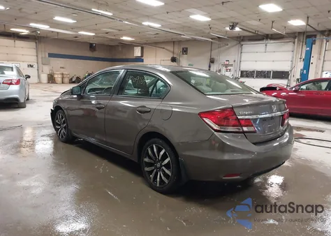 2015 Honda Civic Ex-L из США, поврежденный, VIN 2HGFB2F92FH519353